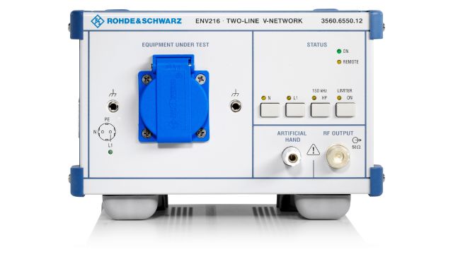 R&S罗德与施瓦茨 ENV216 二线制 V 形网络 被测设备的干扰电压测量