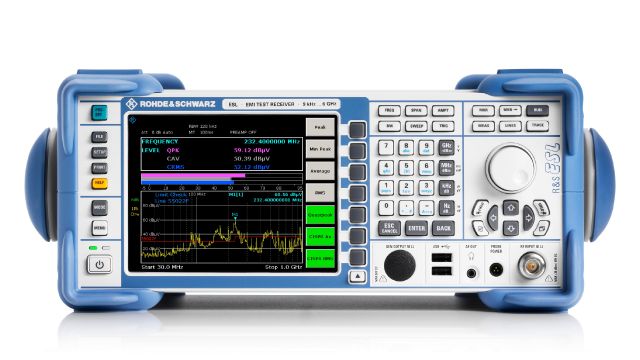R&S罗德与施瓦茨 ESL6 EMI电磁干扰测量接收机，频率 9 kHz to 6 GHz