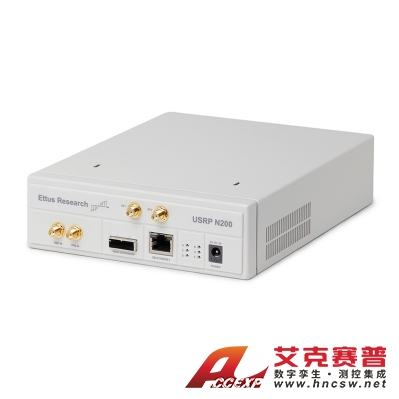 美国NI USRP N200 套件（USRP N200、2 根 SMA 隔板射频电缆、以太网电缆、电源）