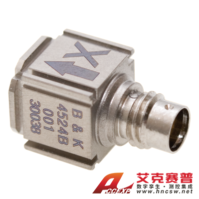 HBK 4524-B-001型  立方形三轴 CCLD 加速计、 TEDS、1 mV/ms-2，不含线缆