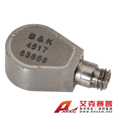 HBK 4517型  微型泪珠式CCLD加速度计,10 mV/g,含电缆