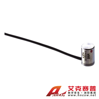 HBK 4374型号  微型压电电荷加速度计,侧面连接器,一体式电缆