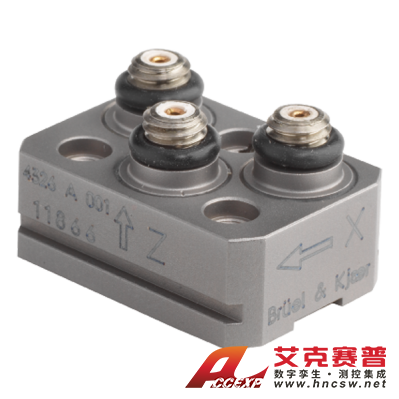 HBK 4326-A-001型  微型三轴压电电荷型加速度计,带槽,不含电缆