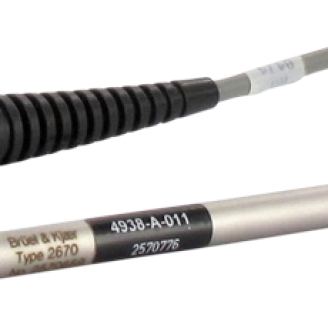 HBK 4954-A-011型  带2670型前置放大器的¼英寸自由场传声器，3 HZ 至 80 KHZ，预极化