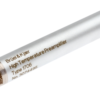 HBK 4966-H-041 型  配备CCLD前置放大器和BNC接头的½英寸预极化自由场传声器， 可在高达125°C的温度下运行