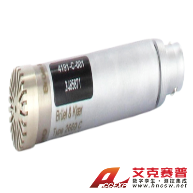 4191-C-001型  带2669-C型前置放大器的½英寸自由场传声器,3 HZ 至 40 KHZ, 200 V极化