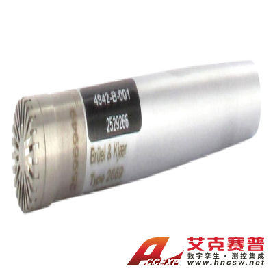 HBK 4942-B-001型  带2669-B型前置放大器的½英寸扩散场传声器,6.3 Hz 至 16 kHz,预极化