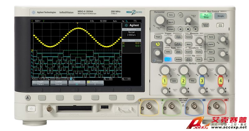 Agilent DSOX2004A示波器图片