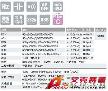 PC500a数字万用表|日本三和Ssanwa数字万用表