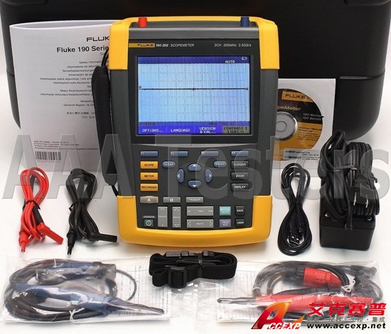 Fluke 190-502/AM/S 500MHz 手持式数字示波器