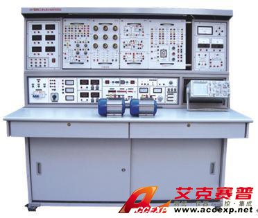HYL-3000C型立式电工、模电、数电、电气控制（带直流电机实验）实验装置