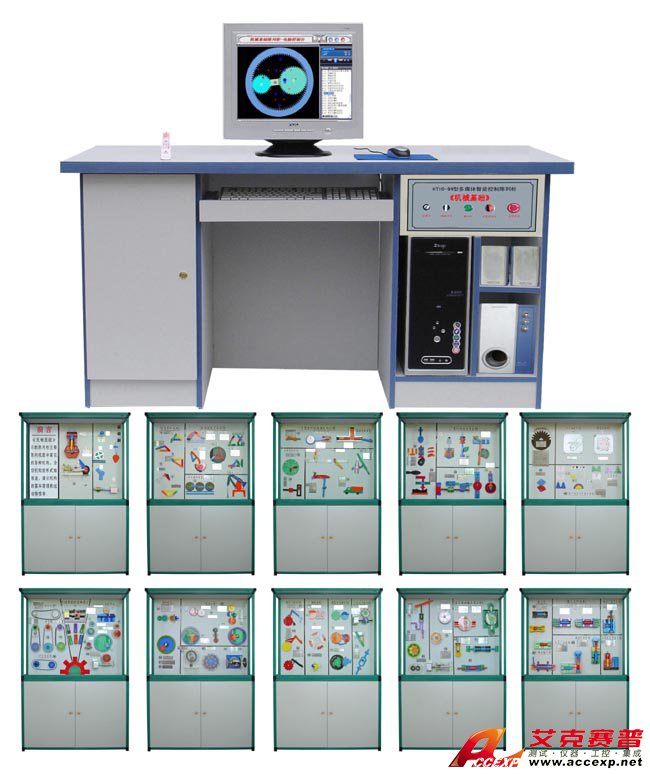 HY10-91型多媒体智能控制《机械基础》陈列柜