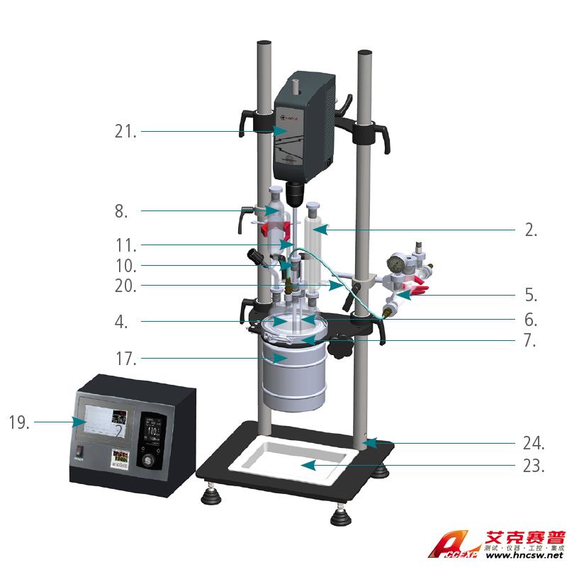 JULABO优莱博 2000ml压力反应釜，JRS-6436-239