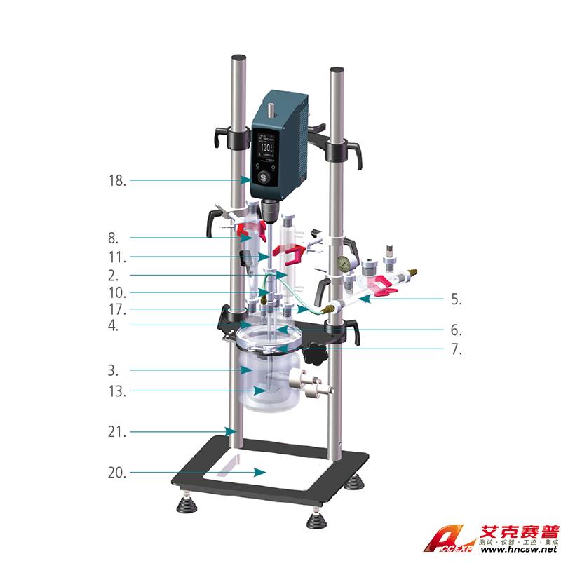 JULABO优莱博 1000ml压力反应釜，JRS-6439-248