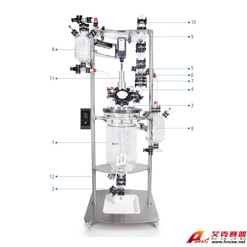 JULABO优莱博 20L中试反应釜（卧式冷凝器）, KC-PLUS-CH20L