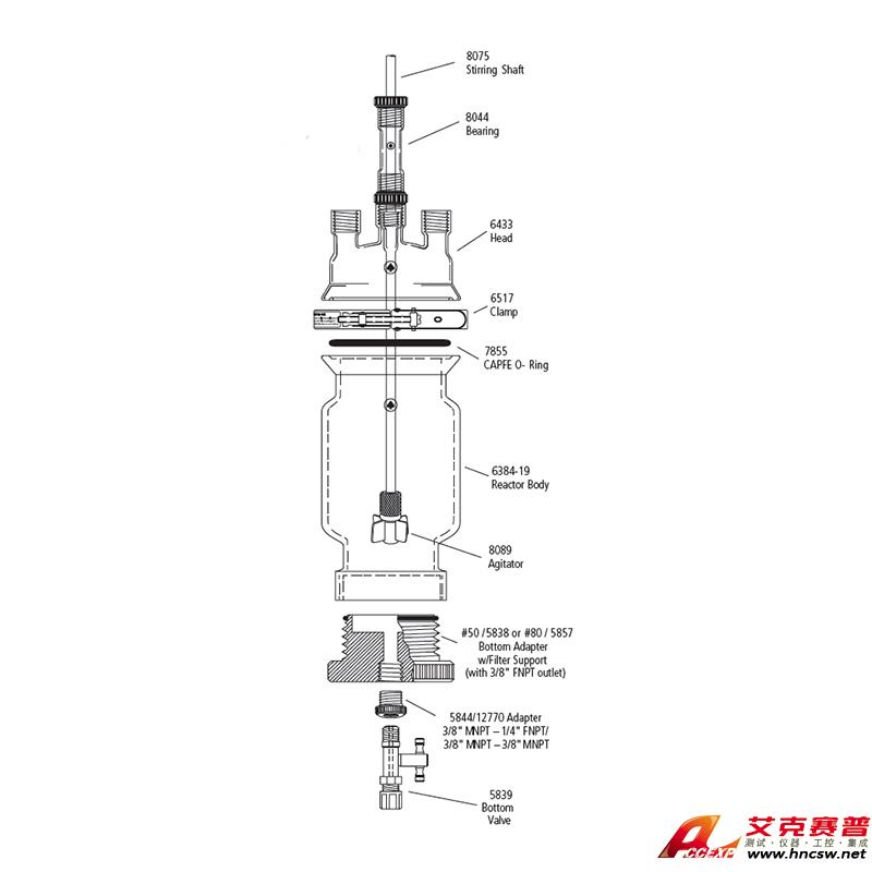 JULABO优莱博 2000ml 单层压力过滤釜，CRS6384-239